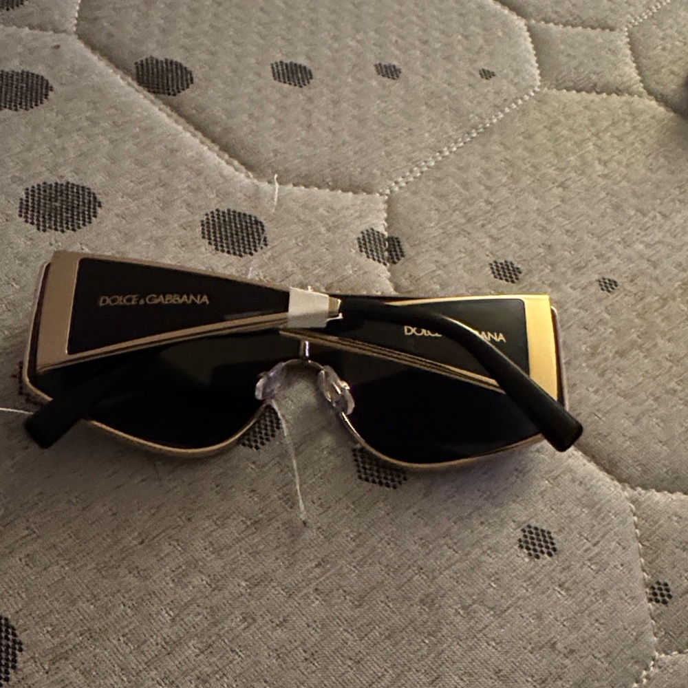 Dolce & Gabbana Black and Gold Eyewear